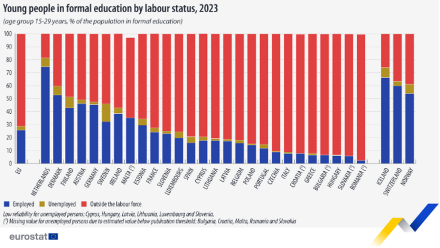 jovens, trabalho, estudo, computadores
