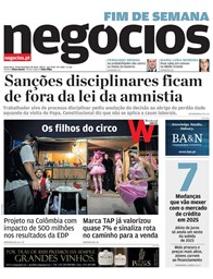 Primeira página do Negócios de 20 de dezembro de 2024