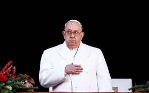 Papa Francisco pede fim dos conflitos no mundo na sua mensagem de Natal