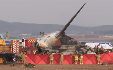 Confirmados dois sobreviventes e 179 mortos na queda do avião na Coreia do Sul