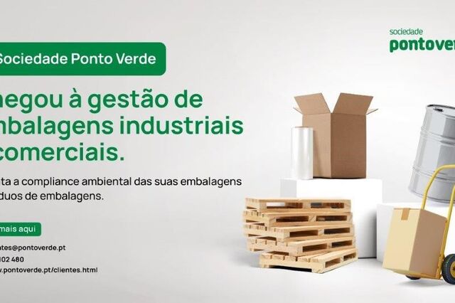 Sociedade Ponto Verde passa a gerir embalagens industriais e comerciais