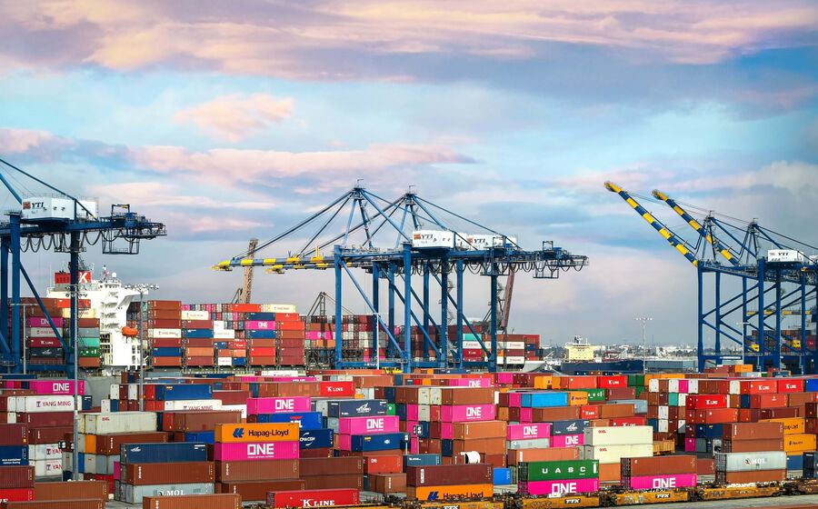 porto maritimo mercadorias exportações importações balança comercio