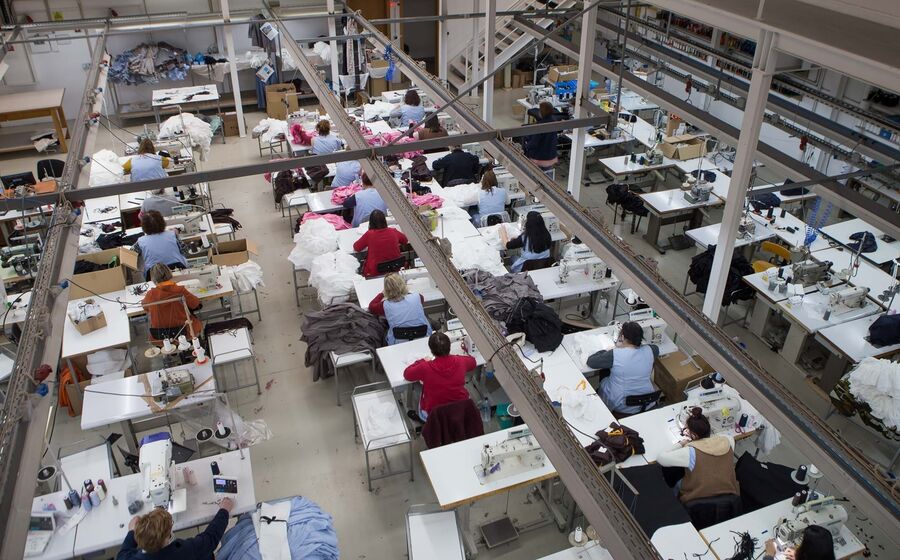 Trabalhadores do setor têxtil 