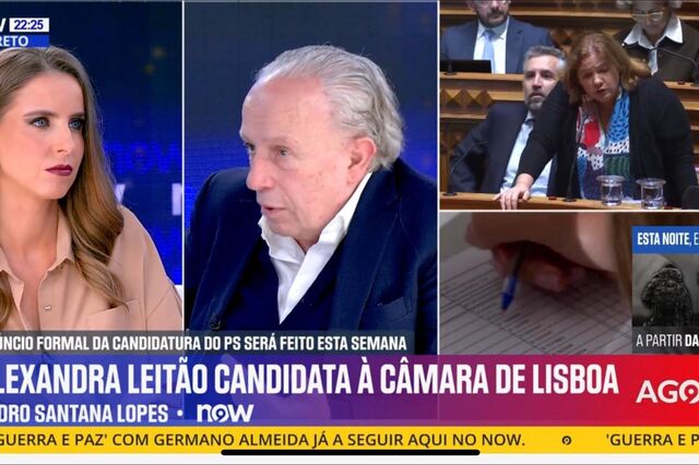 Canal NOW a crescer: Santana Lopes e Germano Almeida ganham à SIC Notícias