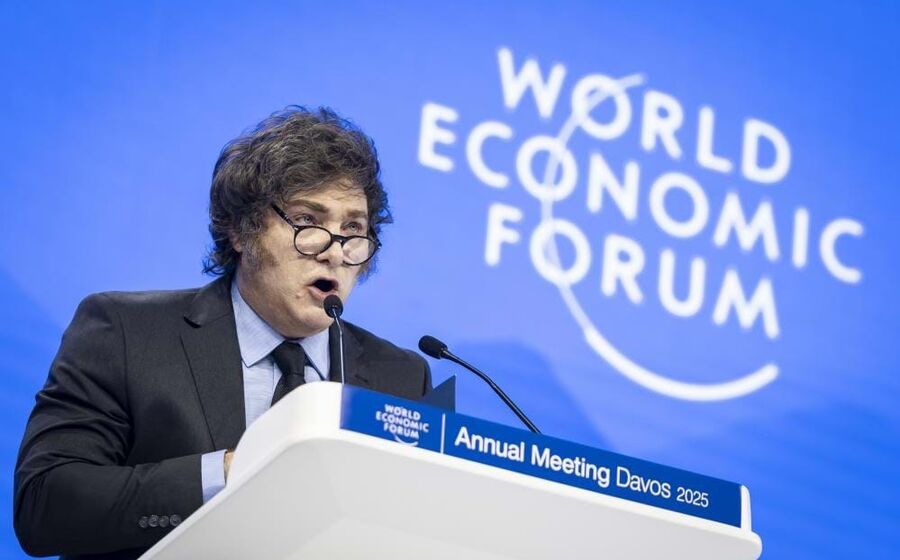 Javier Milei, Davos