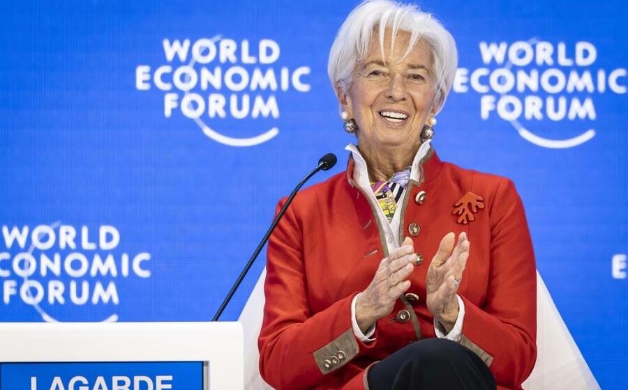 Christine Lagarde, Davos