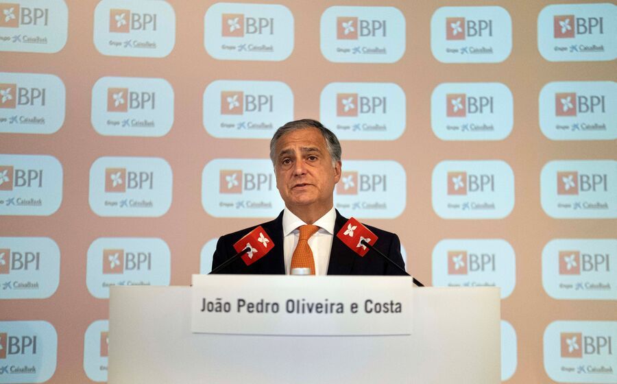 João Pedro Oliveira e Costa, CEO do BPI, em janeiro de 2025 na apresentação de resultados de 2024