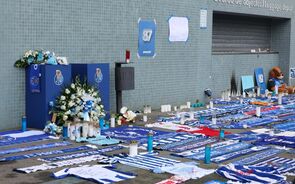 Homenagem a Pinto da Costa no Estádio do Dragão, após falecimento do dirigente portista