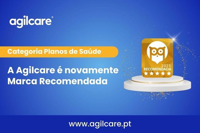 Agilcare distinguida como Marca Recomendada 2025 no setor dos Planos de Saúde