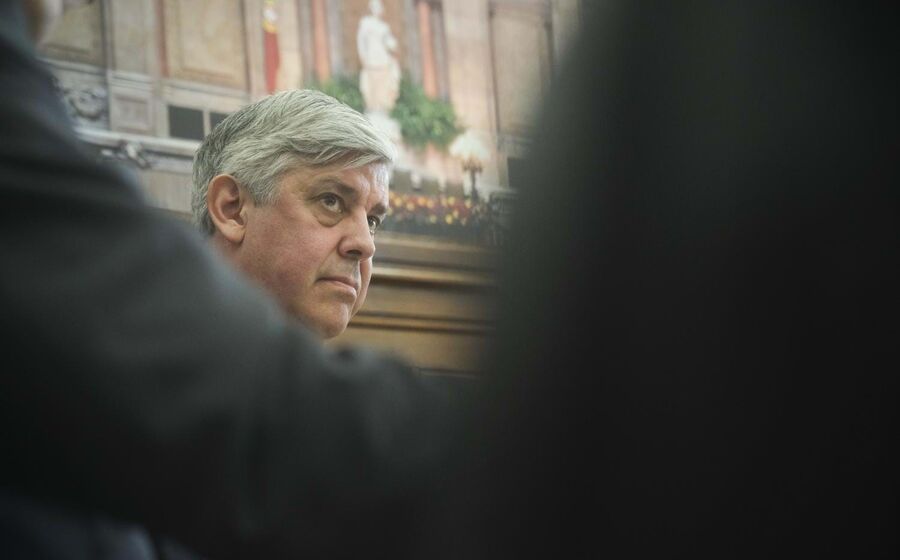Mário Centeno, Governador do Banco de Portugal, na Comissão de Orçamento e Finanças em Fevereiro de 2025