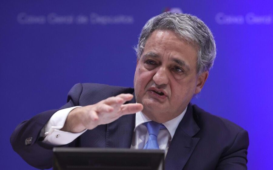 Paulo Macedo, CEO da Caixa Geral de Depósitos, na apresentação de resultados de 2024 em fevereiro de 2025.