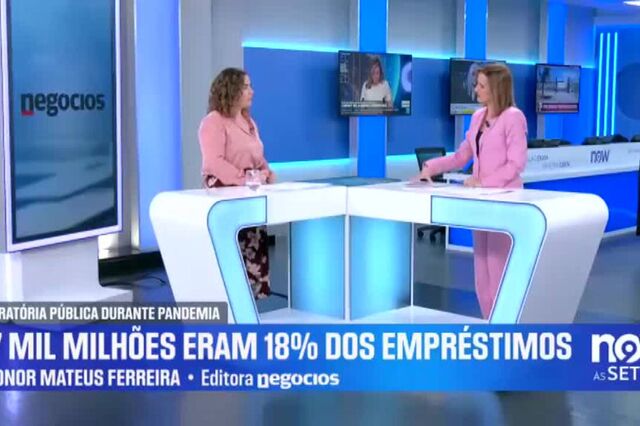 Onde foi o dinheiro em moratória e os preços das casas a subir na análise do Negócios no NOW