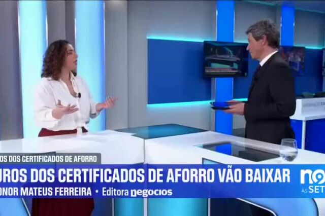 Juros dos certificados de aforro descem em abril. A análise do Negócios no Now