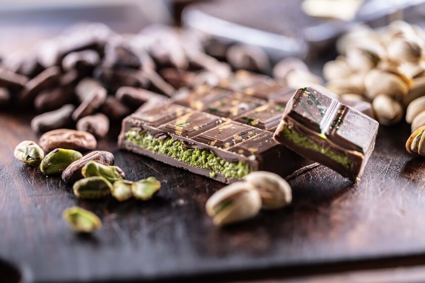 Pistácio, chocolate do dubai