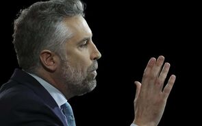 Pedro Nuno Santos na apresentação do programa eleitoral do PS em Abril de 2025
