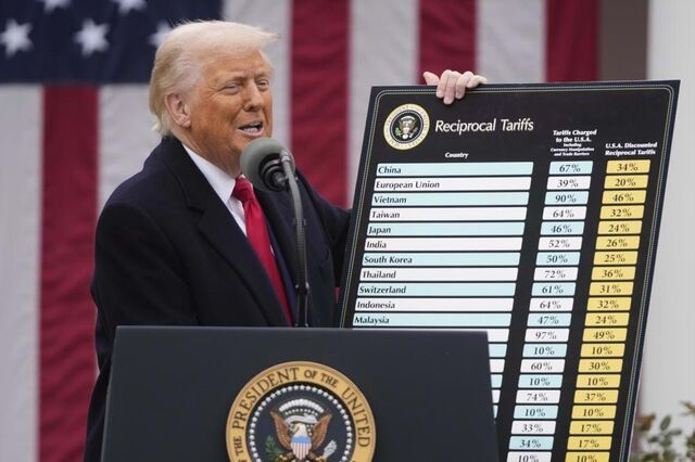 Trump avança com tarifas recíprocas mínimas de 10% para todos os países. UE com 20%