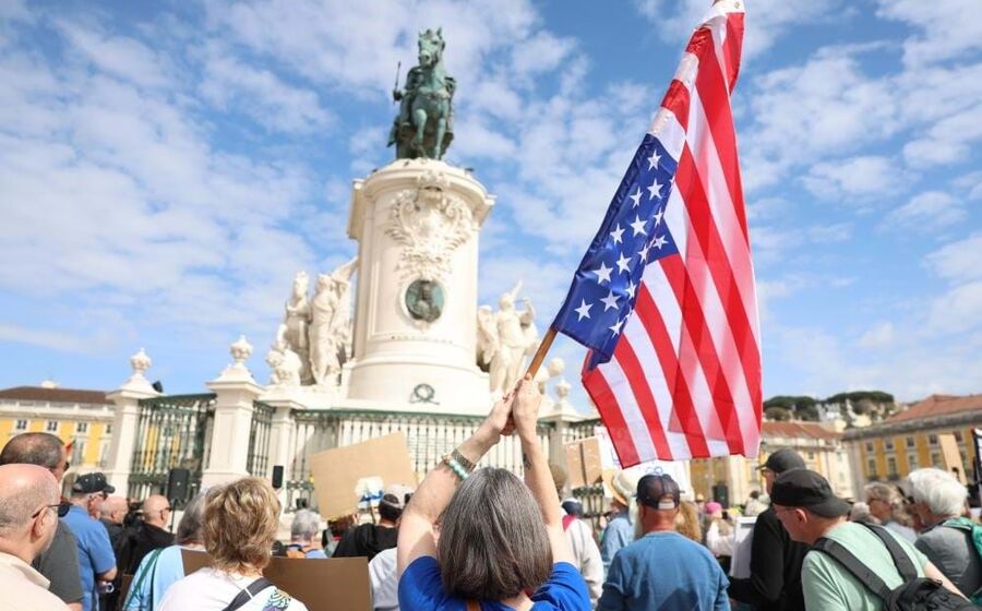 Americanos contra Trump manifestam-se em Lisboa