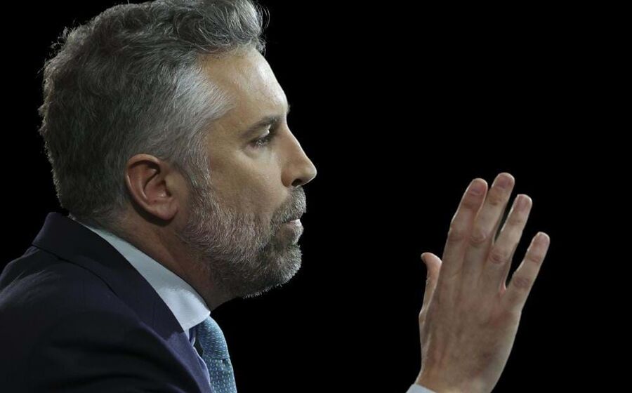 Pedro Nuno Santos na apresentação do programa eleitoral do PS em Abril de 2025