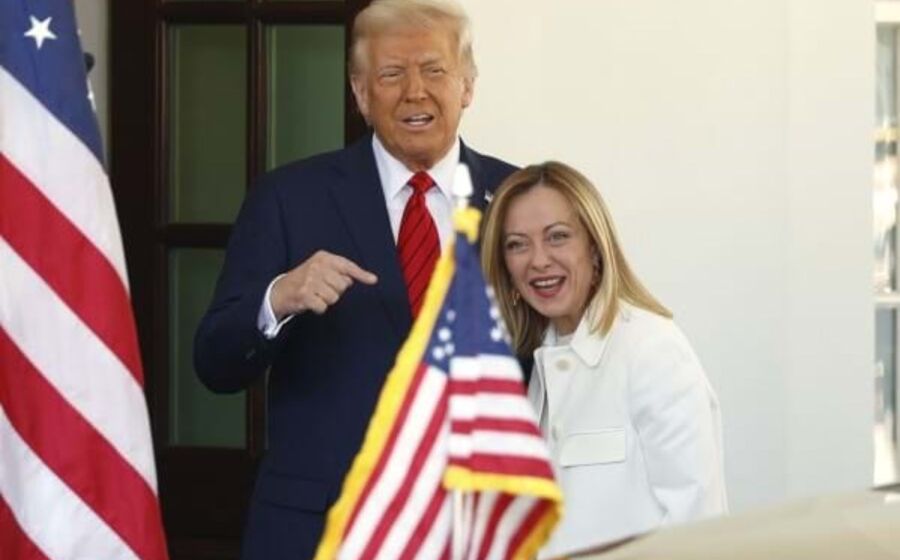 Trump e Meloni eram aliados até há pouco tempo