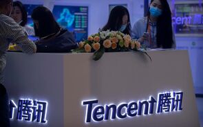 As receitas da Tencent subiram 15% no segundo trimestre.