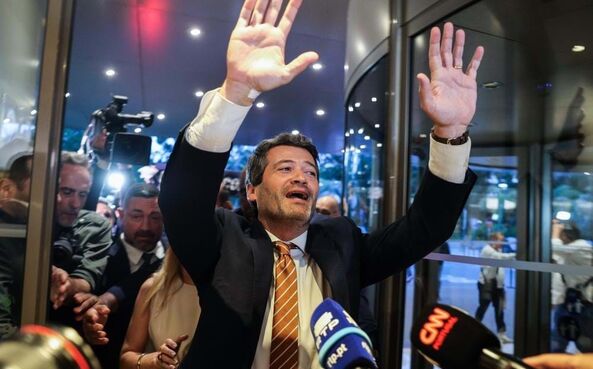 André Ventura conquistou liderança da oposição nas eleições de 18 de maio.