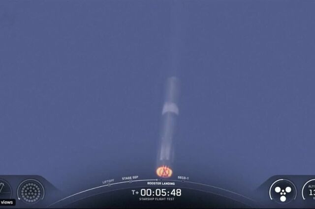 Foguetão Starship atingiu órbita da Terra antes de avariar e cair no oceano Índico
