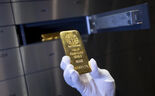 Barra de ouro de 1 kg, num cofre na Suíça