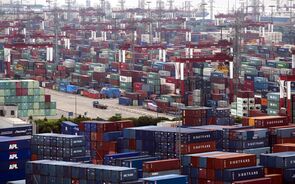Exportações totais chinesas cresceram 5% em maio.