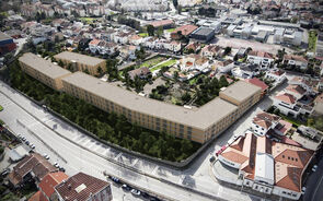 Edifícios do Jardins do Oriente serão construídos na Rua de Bernardim Ribeiro, em Campanhã, Porto.