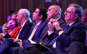 Durão Barroso participou na conferência da BRP no Porto.