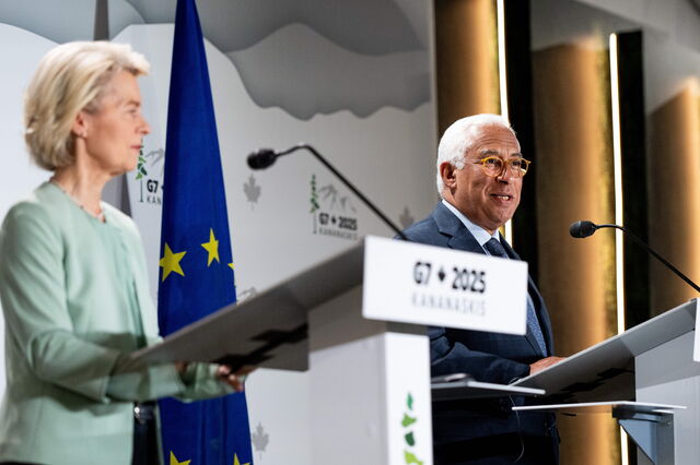 Costa e von der Leyen sublinham que 'este não é o momento' para a 'incerteza económica'
