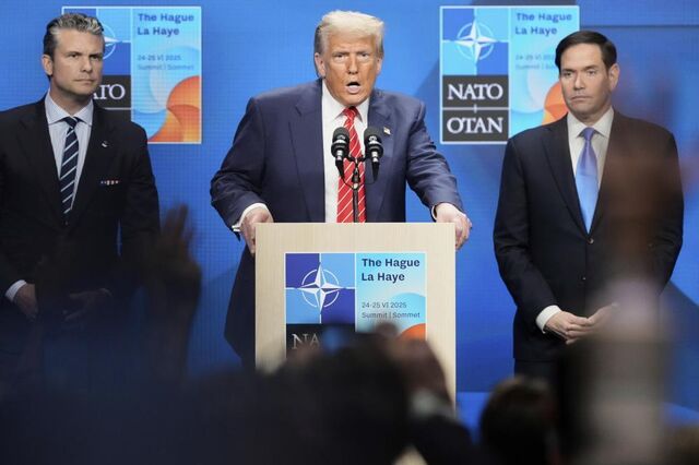 Trump diz que 'abriu caminho para a paz' e espera investimento rápido de países da NATO  