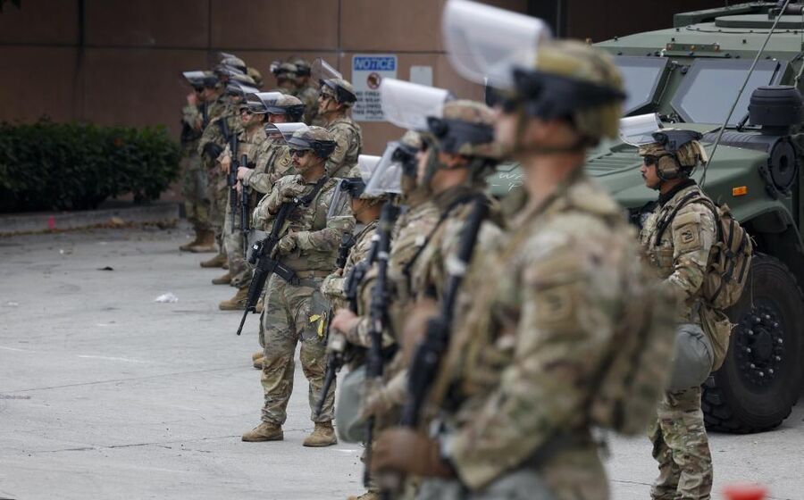 Guarda Nacional mobilizada em Los Angeles após protestos