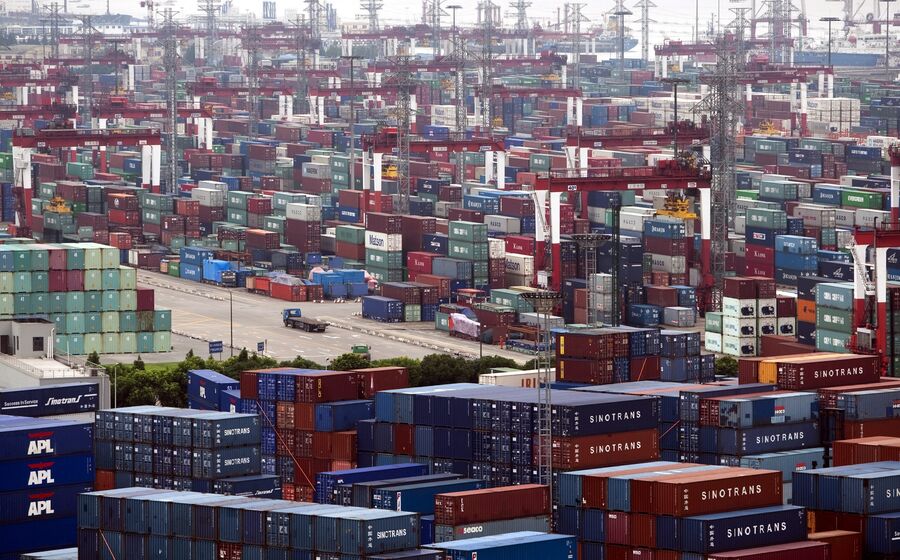 Exportações totais chinesas cresceram 5% em maio.