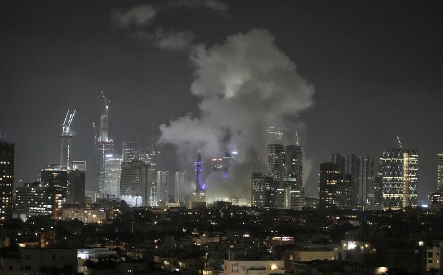 Mísseis lançados contra Israel em resposta a ataques a alvos iranianos