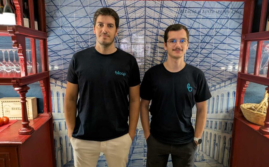 Francisco Rodrigues e João Neves, cofundadores da Bloop, querem recolher mais financiamento.