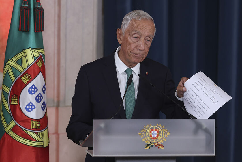 Marcelo Rebelo de Sousa discursa sobre a abstenção nas próximas eleições