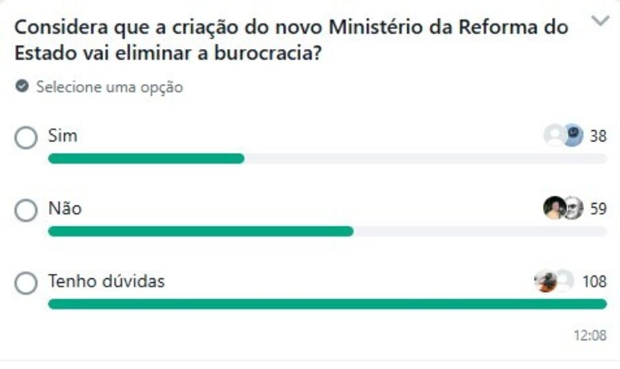 O Negócios questiona sobre a reforma do Estado e a burocracia
