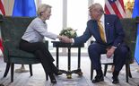 Ursula von der Leyen e Donald Trump
