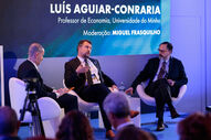 Luís Aguiar-Conraria e Luís Cabral debatem economia com moderação de Miguel Frasquilho