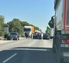 Acidente rodoviário causa congestionamento na via