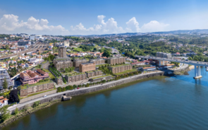 O projeto imobiliário Central Freixo irá nascer junto à sede da Mota-Engil, no Porto.