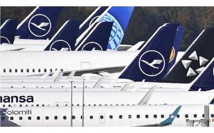 Lufthansa esteve entre as principais perdas nesta sessão