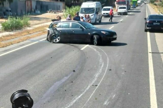 Ramalho Eanes sofre acidente no IC1 em Alcácer do Sal