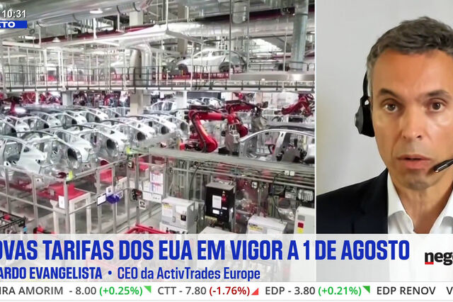 Tarifas a 1 de agosto: 'Mercados mantêm alguma apreensão, mas estão também otimistas'