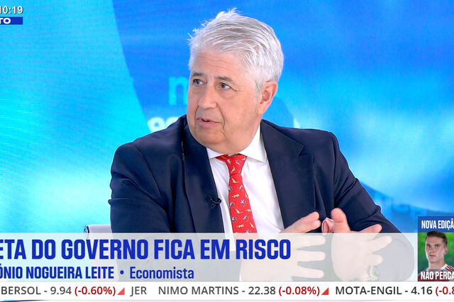 Meta do Governo para o PIB de '2,4% está absolutamente fora de causa', diz Nogueira Leite