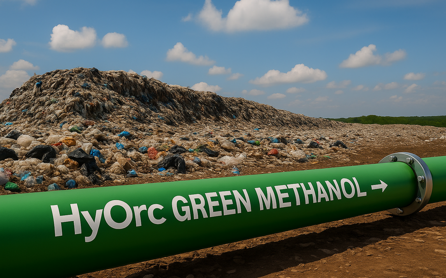 HyOrc expande produção de metanol verde em Portugal e no Reino Unido.