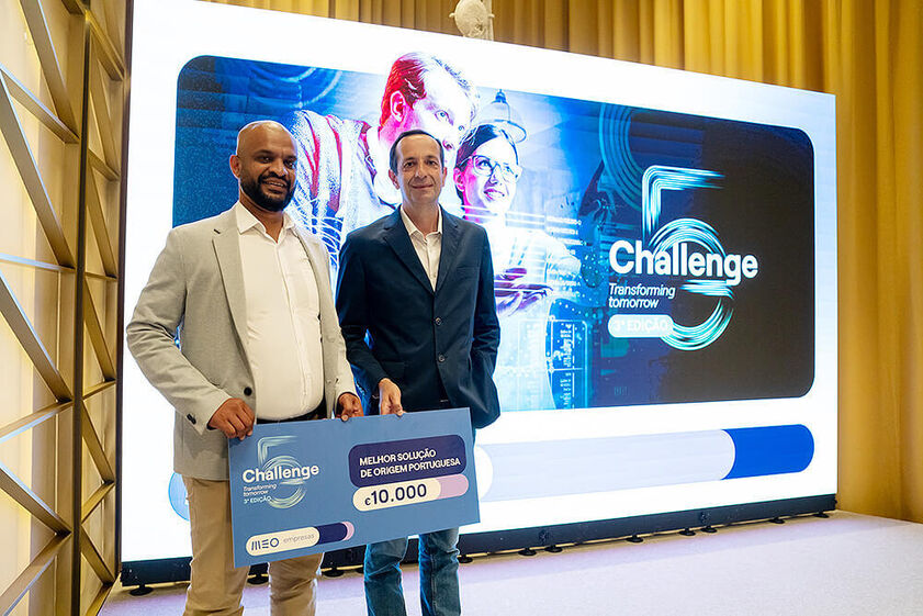 João Paulo Firmeza, diretor geral da Altice Labs, e Nuno Nunes, CSO B2B do Meo Empresas