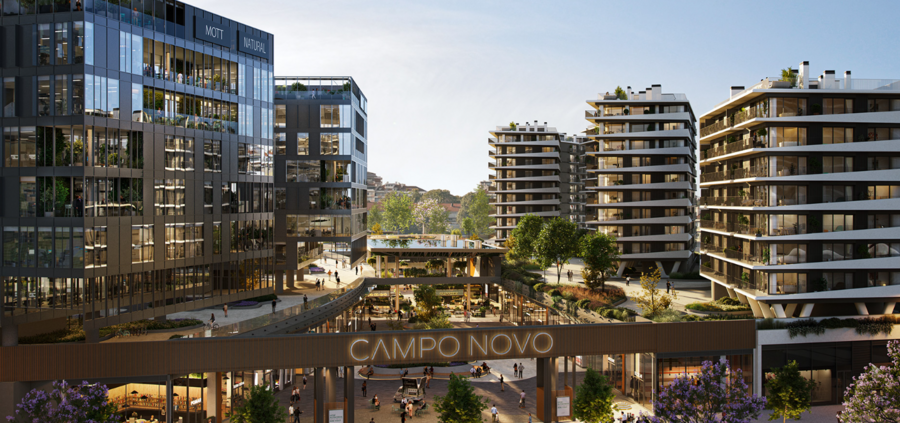 Campo Novo, o megaprojeto imobiliário em construção na zona do Campo Grande, em Lisboa.
