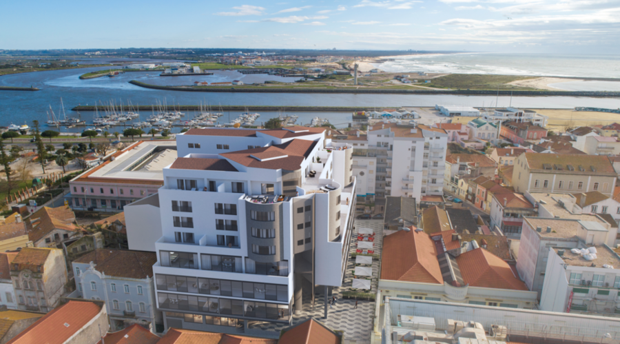 Edifício Bellevue toma o lugar do Edifício O Trabalho, na Figueira da Foz.